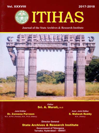 Itihas: Including Articles on Trade and Buddhism in Lower Krishna Valley of Andhradesa and Land Ownership in Andhra