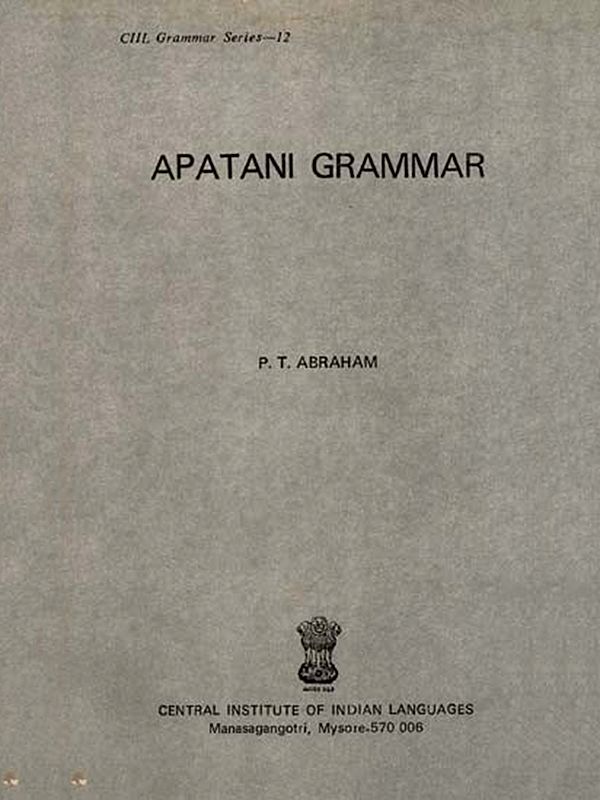 Apatani Grammar (An Old and Rare Book)