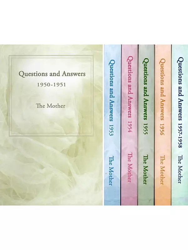 Questions and Answers by the Mother 1950-1951 and 1953-1958 (Set of 6 Books)