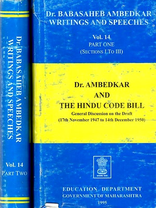 Dr. Babasaheb Ambedkar Writings and Speeches (Vol.14) Set of 2 Volumes (Section to III)