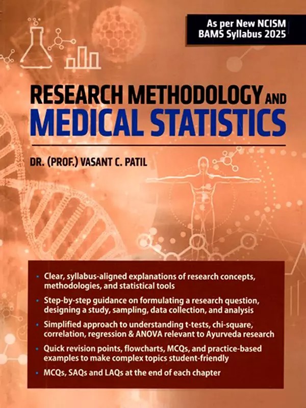 Textbook of Research Methodology and Medical Statistics (As Per NCISM BAMS Syllabus 2025)