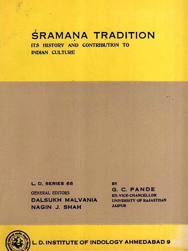 Sramana Tradition- It's History and Contribution tο Indian Culture (An Old and Rare Book)