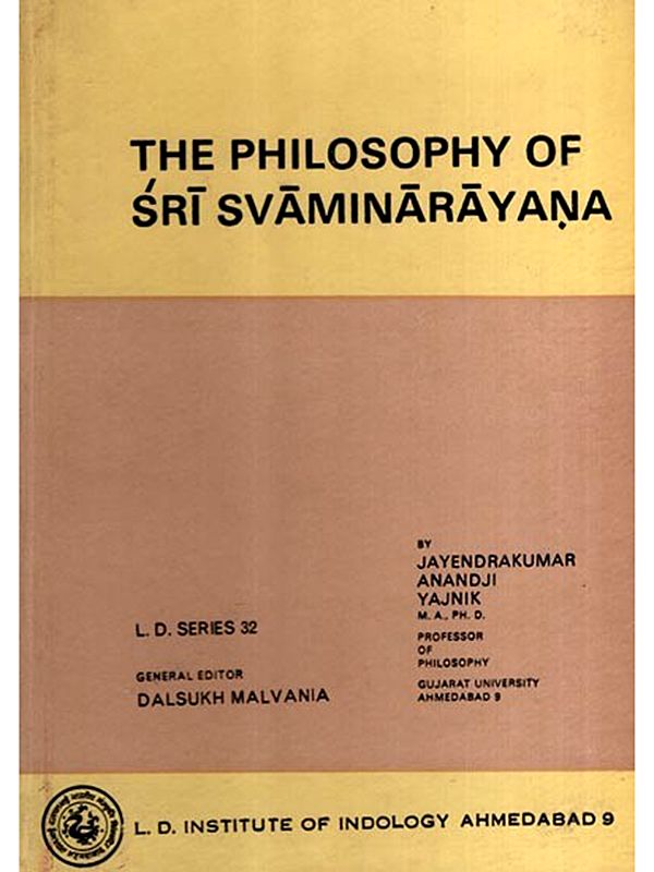 The Philosophy of Sri Svaminarayana (An Old and Rare Book)
