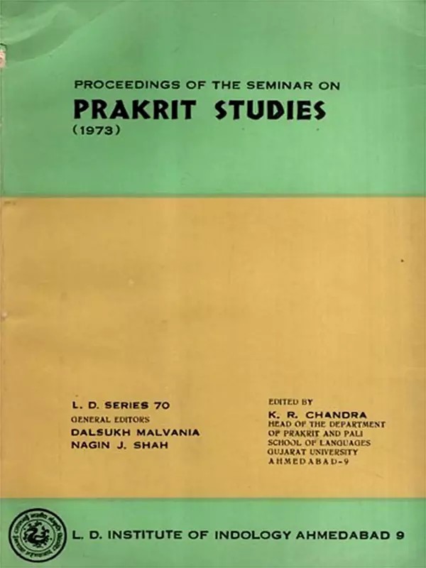 Proceedings of the Seminar on Prakrit Studies (1973) (An Old and Rare Book)