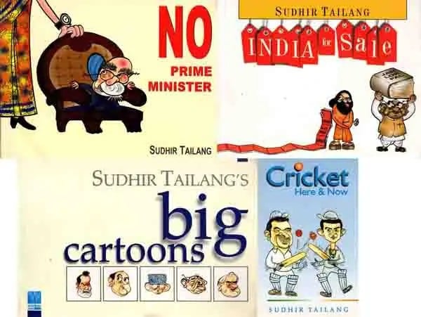 Collection of Cartoons by Sudhir Tailang (Set of 4 Books)