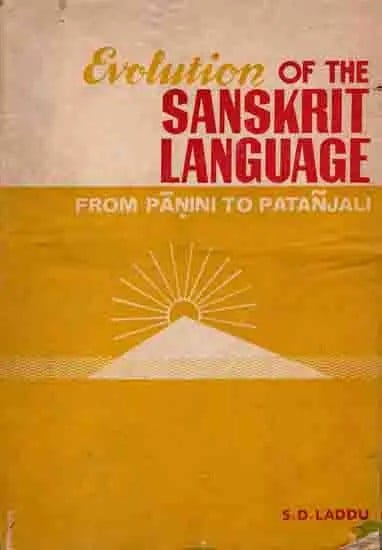 Evolution of the Sanskrit Language from Panini to Patanjali (An Old and Rare Book) Only 1 Quantity Available