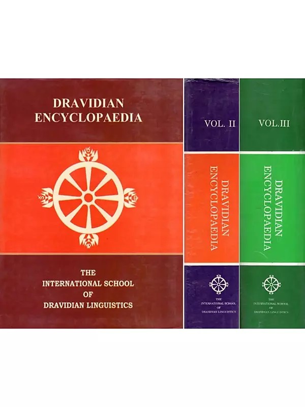 Dravidian Encyclopaedia: Set of 3 Volumes (An Old and Rare Book)