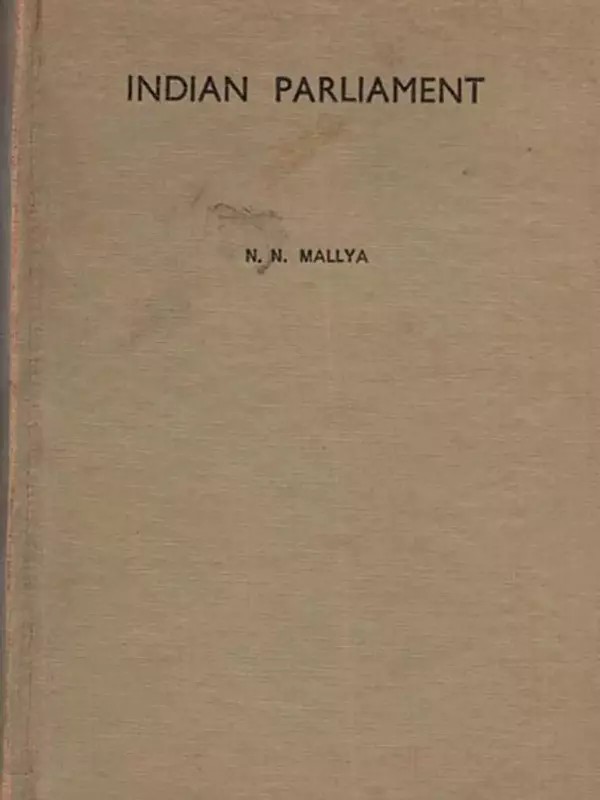 Indian Parliament (Only 1 Quantity Available - An Old and Rare Book)