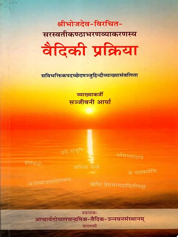 वैदिकी प्रक्रिया: Vaidiki Prakriya of Sri Bhojadeva's Saraswati Kanthabharana Vyakarana
