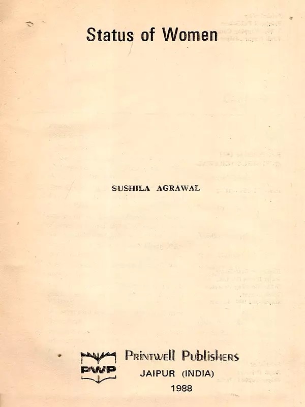 Status of Women (An Old and Rare Book: Only 1 Quantity Available)