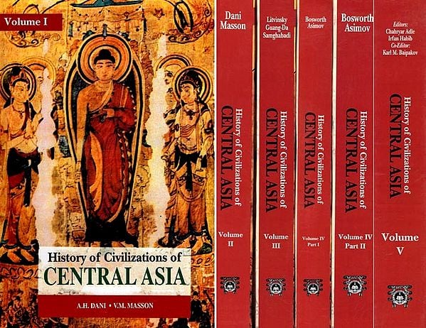 History of Civilizations of Central Asia (Set of 6 Books in 5 Volumes)