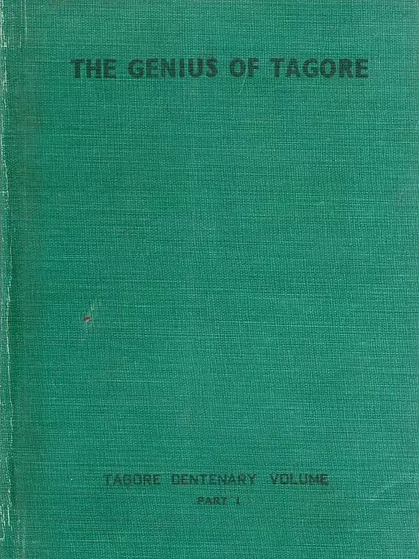 The Genius of Tagore: Part- 1 (An Old and Rare Book)