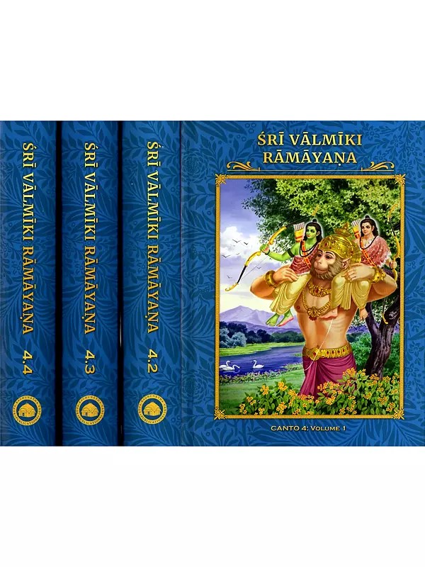 Sri Valmiki Ramayana- Canto 4: Kiskindha Kanda (Set of 4 Volumes)