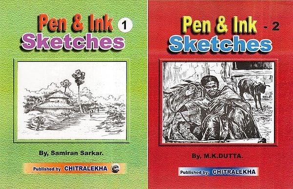 Pen & Ink Sketches (Set of 2 Volumes)