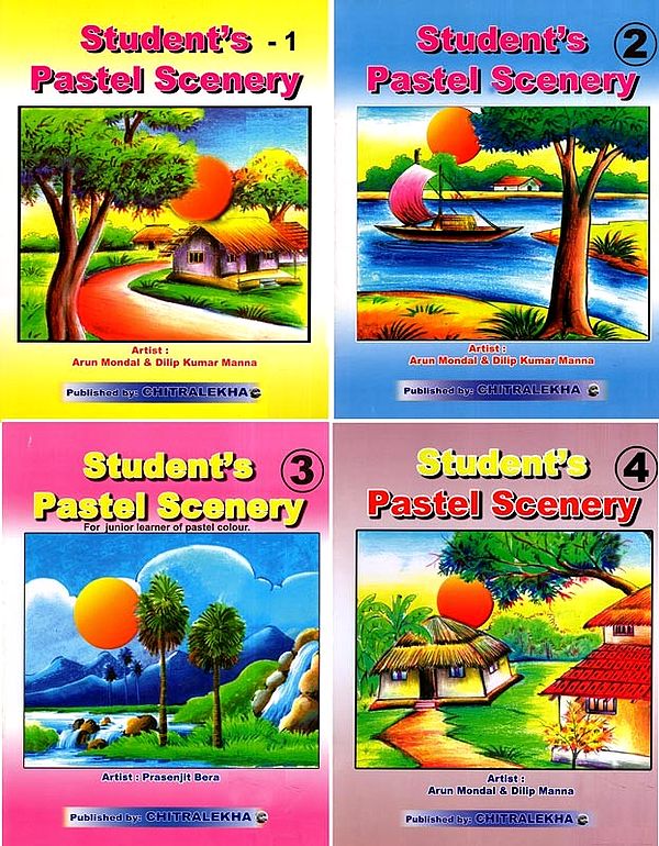 Student's Pastel Scenery (Set of 4 Volumes)