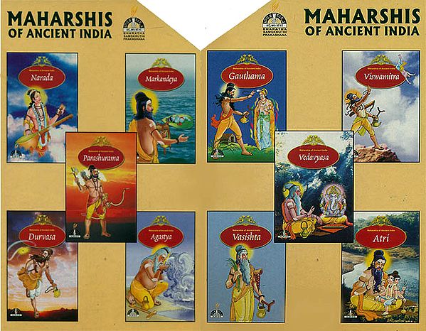 Maharshis of Ancient India (Set of 10 Books)