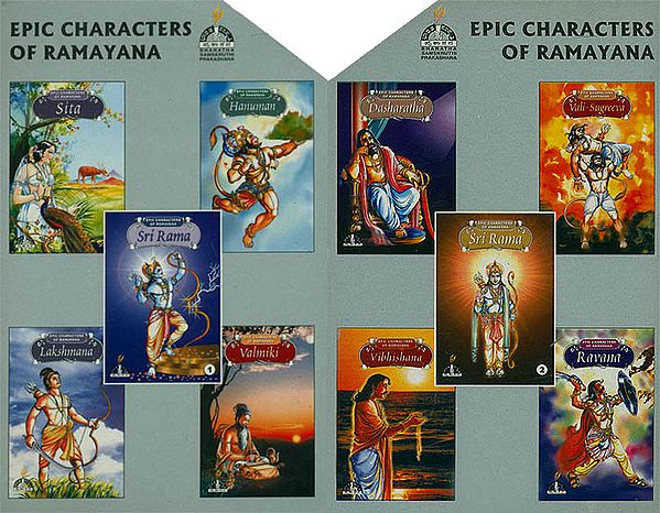 Epic Characters of Ramayana (Set of 10 Books)