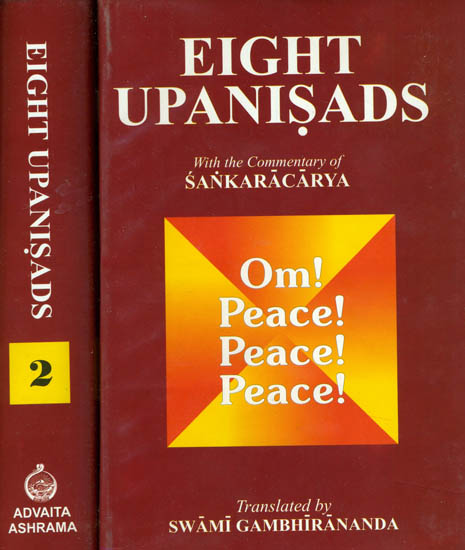 Eight Upanisads  with The Commentary of Sankaracarya (Set of 2 Volumes)