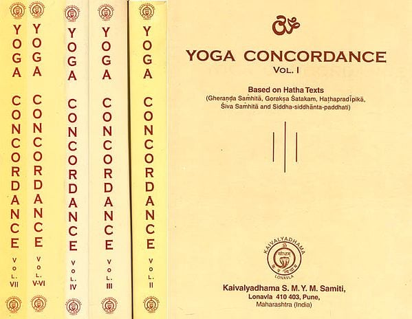 Yoga Concordance (Set of 7 Volumes)