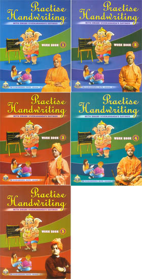 Practise Handwriting with Swami Vivekananda's Sayingss (Set of 5 Volumes)