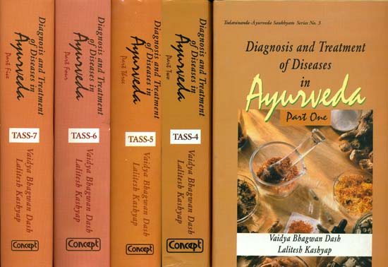 Diagnosis and Treatment of Diseases in Ayurveda (Set of 5 Volumes)
