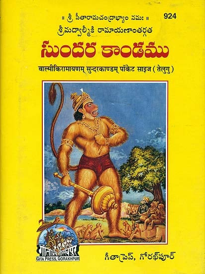 సుందరకాండము: वाल्मीकिरामायणम्  सुन्दरकाण्डम्: Sri Valmiki Ramayana Sundarkanda in Telugu (Pocket Size Edition)