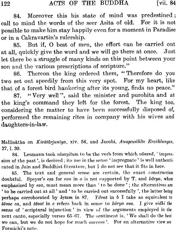 Asvaghosa's Buddhacarita or Acts of the Buddha (Sanskrit text with ...