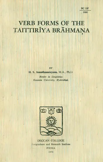 Verb Forms of The Taittiriya Brahmana