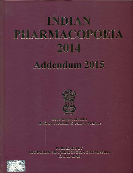 Indian Pharmacopoeia 2014 Addendum 2015 With CD Inside