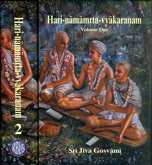 Hari Namamrta Vyakaranam - Learn Sanskrit Grammar Through the Names of Krishna (Set of 2 Volumes)