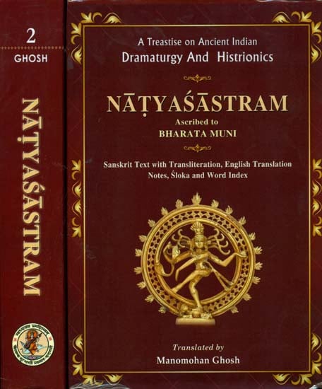 Natyasastra: Sanskrit Text With Transliteration and English Translation (Set of 2 Volumes)