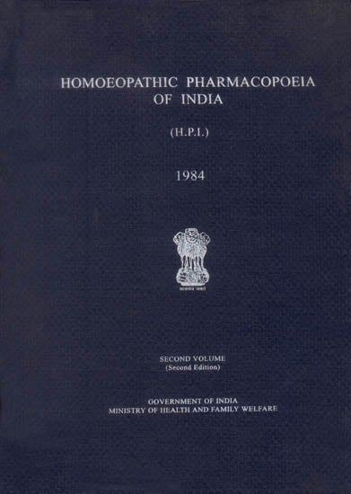 Homoeopathic Pharmacopoeia of India  - An Old and Rare Book (Second Volume)