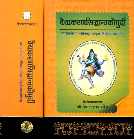 वैयाकरणसिद्धान्तकौमुदी (संस्कृत एवं हिन्दी अनुवाद)- Vaiyakaran Siddhant Kaumudi (Set of Two Volumes)