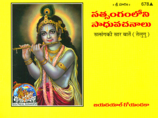 సతంగంనోని నాభువచనాలు: Discourses on Satsang (Telugu)