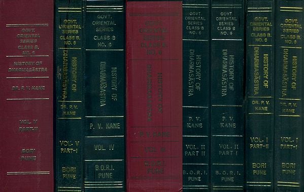 History of Dharmasastra (In Five Volumes In Eight books): A Rare Book