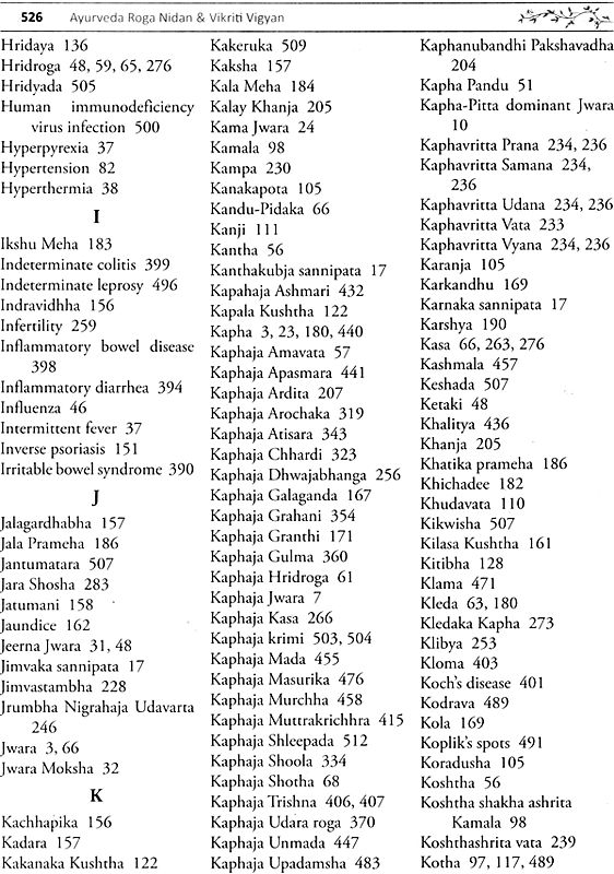 Ayurveda Roga Nidana & Vikriti Vigyana (Essentials of Nidan Panchaka