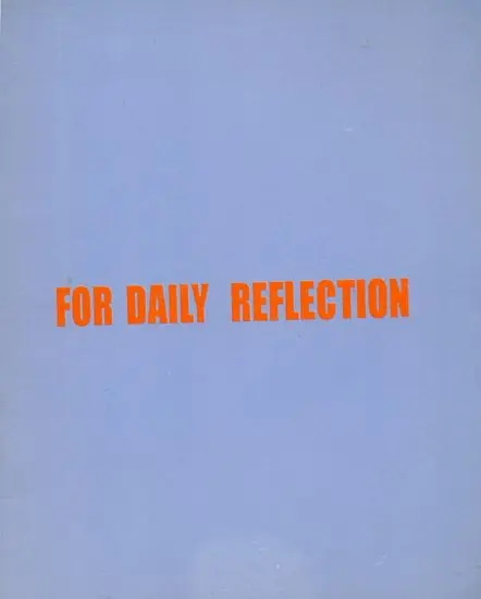For Daily Reflection