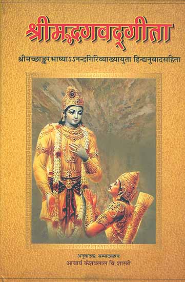 श्रीमद्भगवद्गीता: Srimad Bhagavad Gita with the Commentary of Shankaracharya and Anandagiri