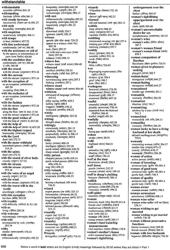 The Penguin EnglishHindi Hindi English Thesaurus and Dictionary (In
