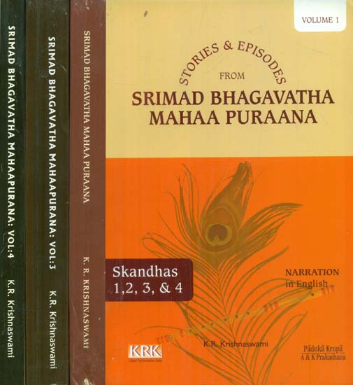 Stories and Episodes from Srimad Bhagavatha Maha Purana (Set of 4 Volumes)