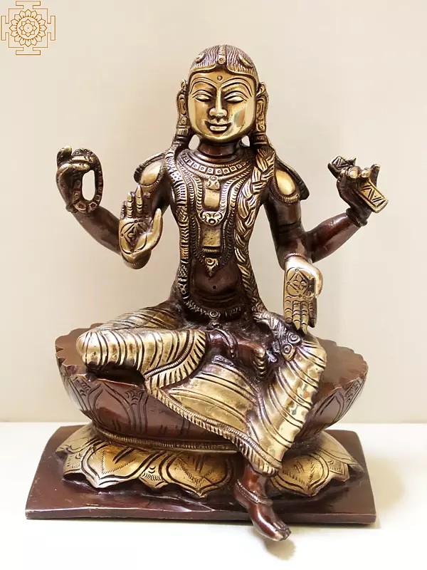 9" Bala Sundari Idol | Tripura Sundari Brass Statue