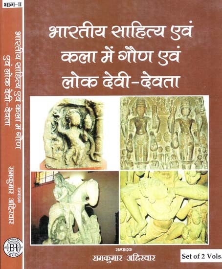 भारतीय साहित्य एवं कला में गौण एवं लोक देवी-देवता- Minor and Folk Gods and Goddesses in Indian literature and Art (Set of 2 Volumes)