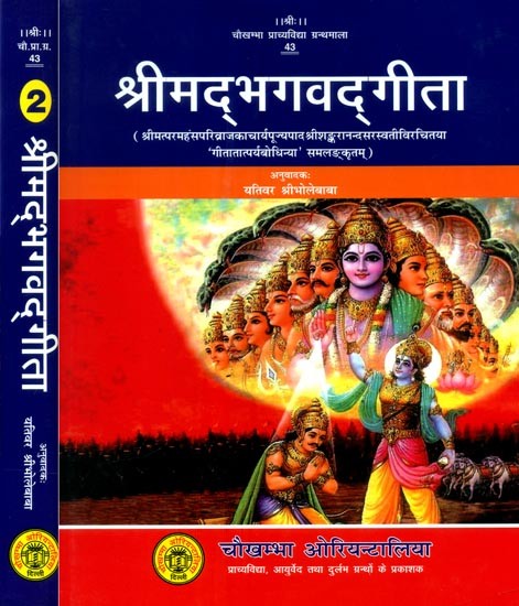 श्रीमद्भगवद्गीता:- Shrimad Bhagavad Gita (Set of 2 Volumes)