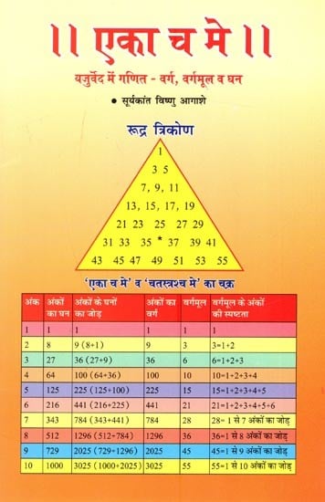 एका च मे (यजुर्वेद में गणित) - (वर्ग, वर्गमूल और घन): Eka Cha Me (Mathematics in Yajurveda) - (Square, Square Root and Cube)