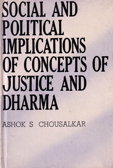 Social & Political Implications of Concepts of Justice & Dharma: A Comparative Study with Special Reference to the "Republic" and "Shantiparva" (An Old and Rare Book)