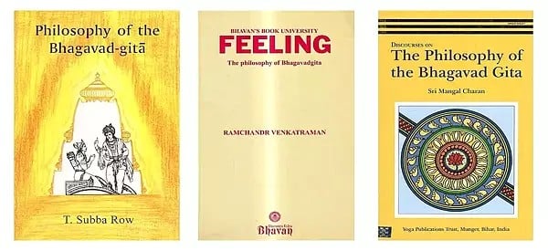 Philosophy of the Bhagavad Gita (Set of 3 Books)