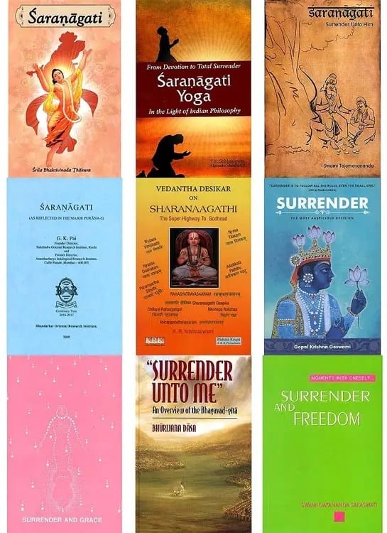 Books on Saranagati (Surrender to God, Set of 9 Books)