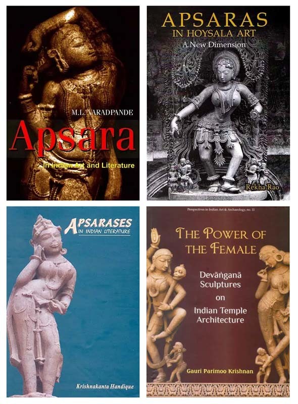 Apsaras In Indian Art and Literature (Set of 4 Books)