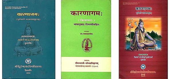 कारणागमः - Karana Agamah (Set of 3 Books)