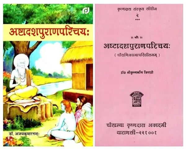 अष्टादशपुराणपरिचय- Astadasapuranaparichay: Set of 2 Books (Sanskrit Only)